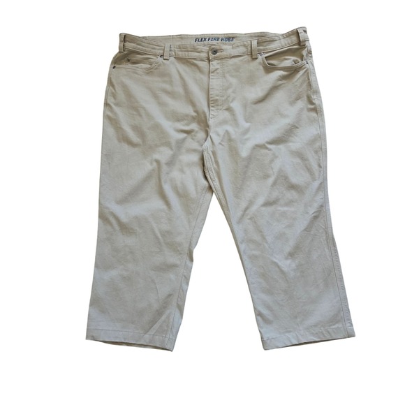 Duluth Trading Co Other - Duluth Trading Co Flex Fire Hose Relaxed Fit Pants Mens 46 x 2g Canvas Tan Khaki